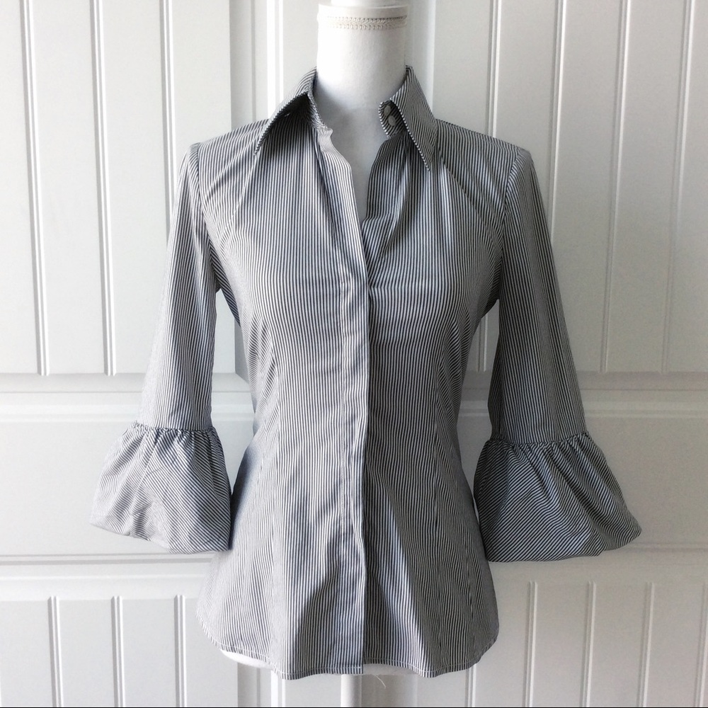 BCBG MAXAZRIA Bell Sleeve Top